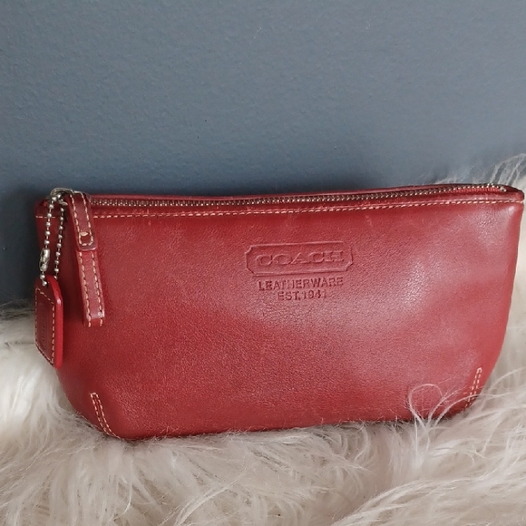 Coach Leather Pouch - Picture 1 of 16